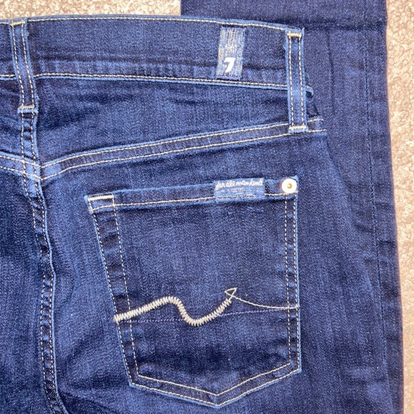 Seven for all Mankind Guinevere Jeans - NWOT Dark Wash - Picture 6 of 6